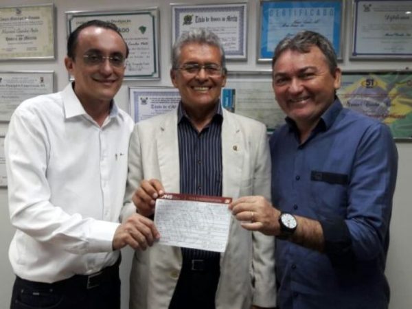 Deputado Souza, Rui Barbosa e Leandro Prudencio (Foto: Divulgação)