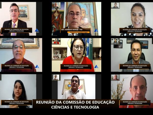 A discussão virtual contou com a participação da governadora Fátima Bezerra — Foto: João Gilberto