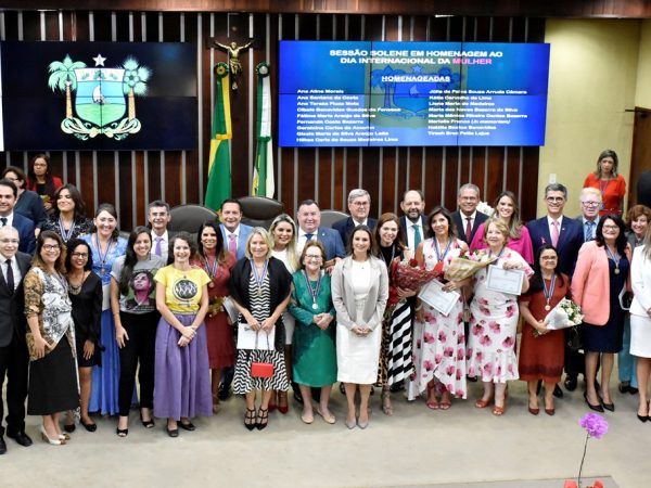 Sessão Solene para celebrar o Dia Internacional da Mulher na Assembleia Legislativa — Foto: João Gilberto