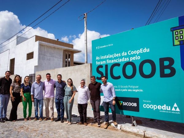 O Sicoob é a cooperativa de crédito que financiou a construção da sede. — Foto: Divulgação