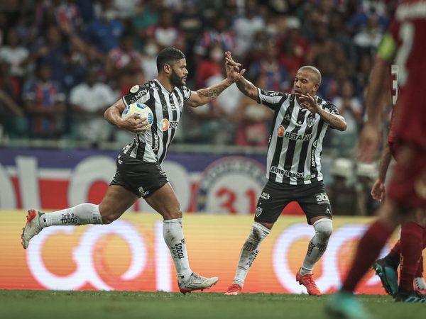 Galo vira duelo em 2º tempo eletrizante e abre 11 pontos para Flamengo. — Foto: Pedro Souza/Atlético