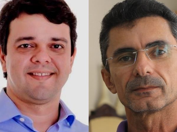 Professor e ex-prefeito Francisco Medeiros e o médico ortopedista Dr. Tiago Almeida - Reprodução