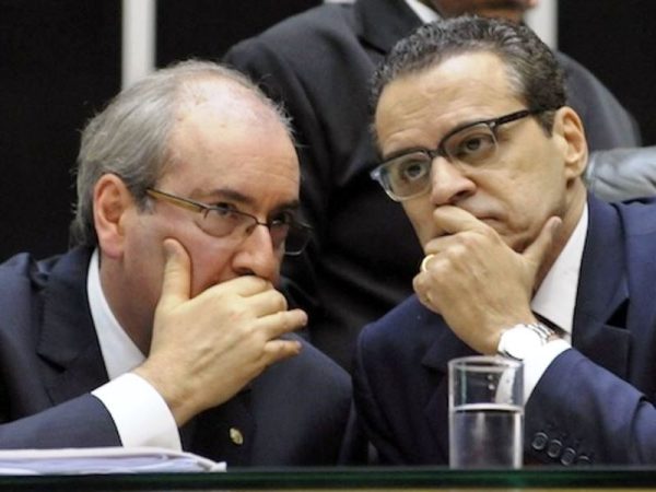 Ex-presidentes da Câmara dos Deputados, Eduardo Cunha e Henrique Alves (Foto: Reprodução)