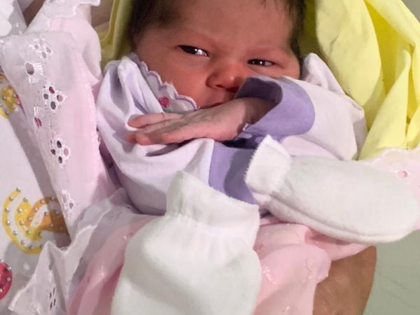 Eloise Camilly foi à primeira criança a nascer em Natal em 2022 — Foto: Anna Alyne Cunha/Inter TV Cabugi