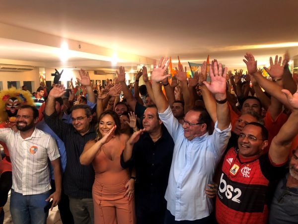 O presidente nacional do Avante, Luis Tibé, ficou feliz com a recepção na capital potiguar — Foto: Divulgação