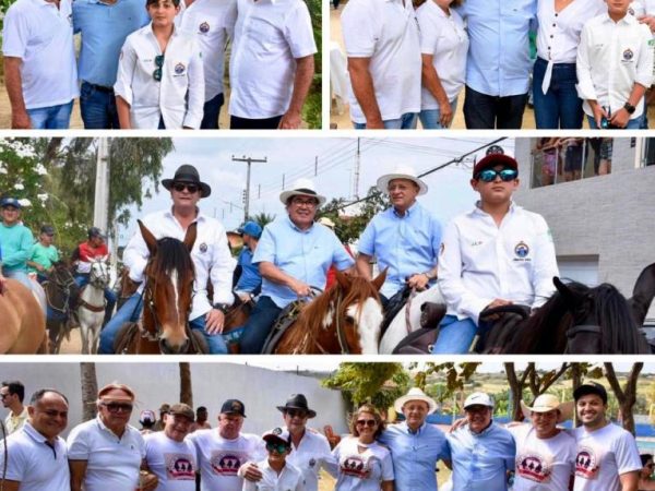 Cavalgada dos Pais acontece anualmente naquele município reunindo famílias e vaqueiros de toda a região — Foto: Divulgação