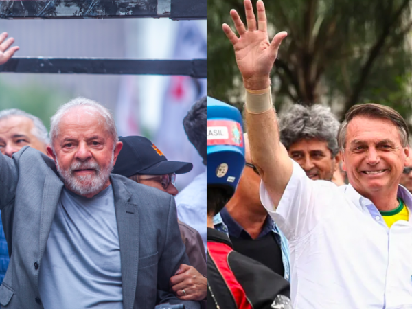 Lula e Bolsonaro. — Foto: Reprodução