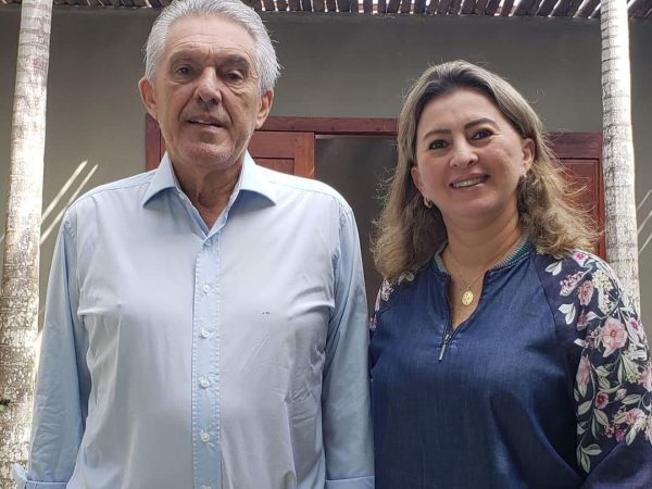 Deputado federal João Maia e a prefeita de Messias Targino, Shirley Targino — Foto: Reprodução/Instagram