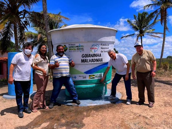 FUNASA leva água para o povo potiguar, melhorando a qualidade de vida da nossa gente. — Foto: Divulgação