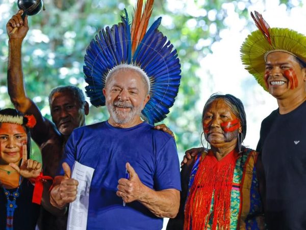 Lula esteve em encontro em Belém (PA). — Foto: Ricardo Stuckert