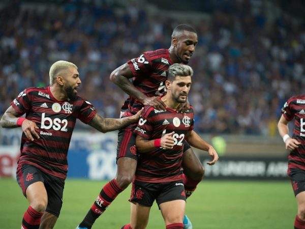 Foi a sétima vitória seguida do Mais Querido na competição, um recorde para o clube — Foto: Alexandre Vidal / Flamengo