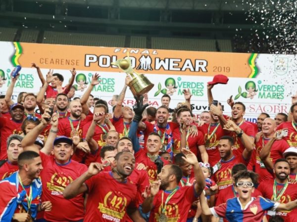 O Leão venceu com Roger Carvalho e conquistou o Campeonato Cearense pela 42ª vez — Foto: Kid Júnior / Diário do Nordeste