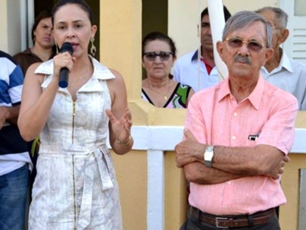 Prefeita Fátima Silva (à esquerda) e o vice-prefeito Dr. Araújo (à direita) - Reprodução