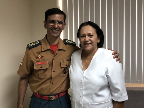 Coronel Luiz Monteiro da Silva é anunciado comandante-geral do Corpo de Bombeiros no governo de Fátima Bezerra no RN — Foto: Divulgação