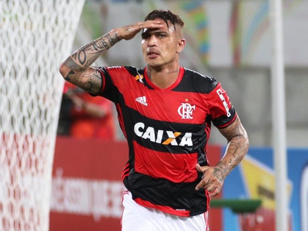 Guerrero anotou dois gols para o Flamengo (Foto: Gilvan de Souza/Divulgação)