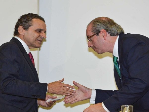 Ex-deputados Henrique Alves e Eduardo Cunha, ambos do PMDB - Reprodução