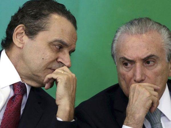 Ex-ministro Henrique Eduardo Alves e o presidente Michel Temer - Reprodução