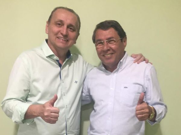 Severino Rodrigues esteve com o pré-candidato a senador, Antônio Jácome (Foto: Divulgação)