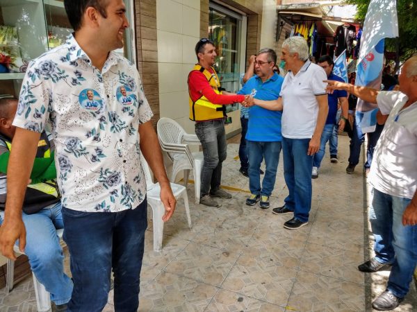 João Maia  recebeu o abraço fraterno do povo seridoense e reiterou seu compromisso com a região (Foto: Divulgação)