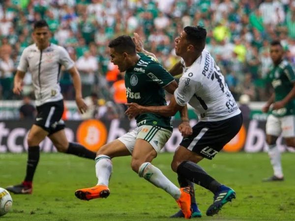 Corinthians bateu o Mirassol, enquanto Palmeiras venceu a Ponte Preta no Allianz Parque — Foto: Miguel Schincariol/Getty Images