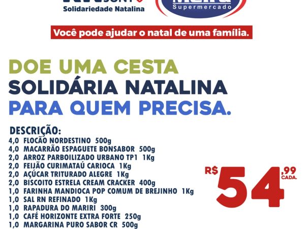 A previsão inicial é que a administração estadual doe 30 toneladas de alimentos. — Foto: Divulgação