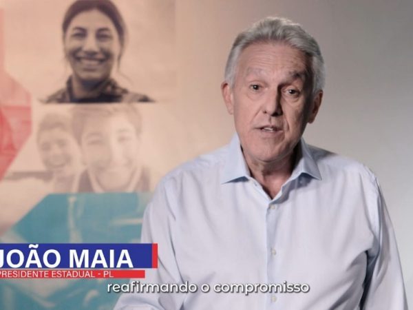 No primeiro vídeo, João Maia fala sobre o crescimento do partido no RN. — Foto: Reprodução