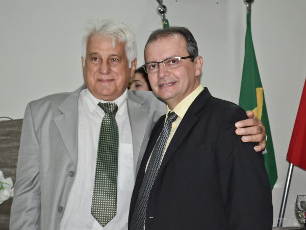 Isaias Cabral e o vice Fernandão