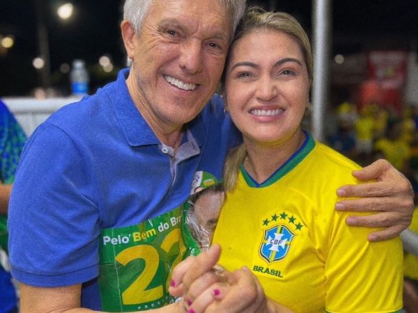 Em Extremoz, João Maia foi o federal mais votado, agradeceu e pediu votos para Bolsonaro. — Foto: Divulgação