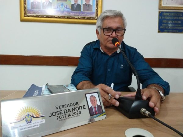 Vereador e presidente da Câmara Municipal de Jardim do Seridó, José da Noite de Medeiros — Foto: A Fonte Imagens