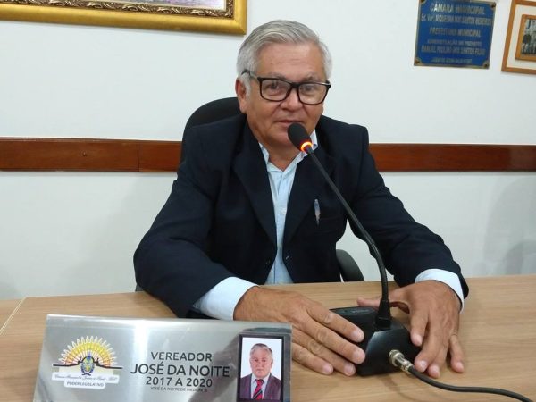 Vereador e presidente da Câmara Municipal de Jardim do Seridó, José da Noite de Medeiros — Foto: Arquivo/A Fonte Imagens