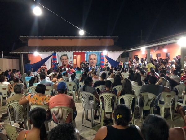 Shirley Targino reuniu em sua cidade uma multidão de militantes e lideranças políticas (Foto: Divulgação)