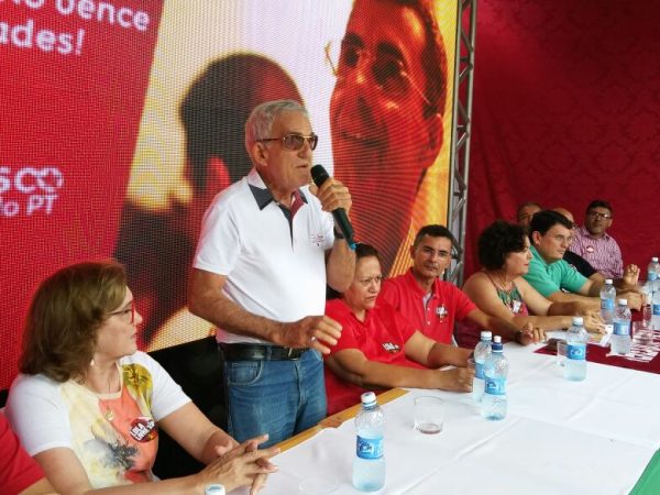 Lançamento da pré-candidatura a deputado estadual do ex-prefeito, Francisco Medeiros (PT) (Foto: Ivanildo Souza)