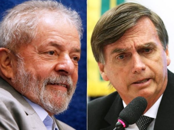 Lula e Bolsonaro aparecem na frente para 21% dos eleitores - Divulgação