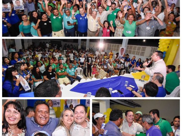 Ezequiel foi recepcionado pelo vice-prefeito Rodrigo Aladim (PSDB), pelo vereador Carlinhos e a juventude tucana de Macau (Foto: Divulgação)