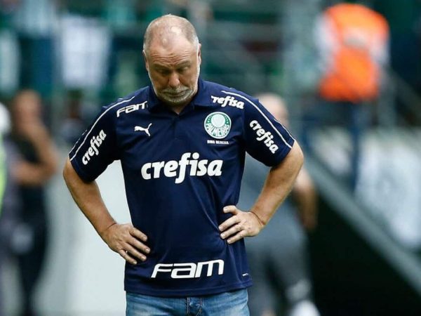 Mano Menezes deixou o comando do Palmeiras após três derrotas seguidas — Foto: Wagner Meier/Getty Images