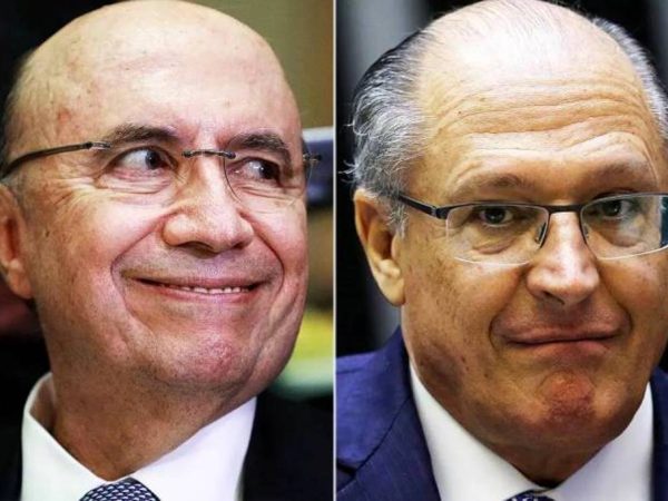 Henrique Meirelles e Geraldo Alckmin (Foto: Diego Vara - Adriano Machado/ Reuters)