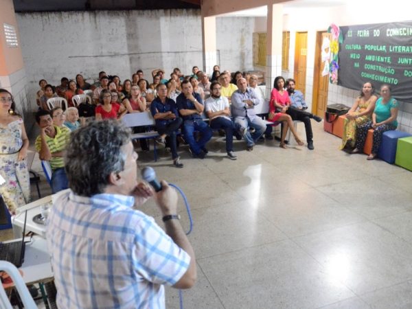 MC&LP participou da II Feira de Conhecimento da Escola Estadual Professora Maria Montezuma (Foto: Fábio Cortez)