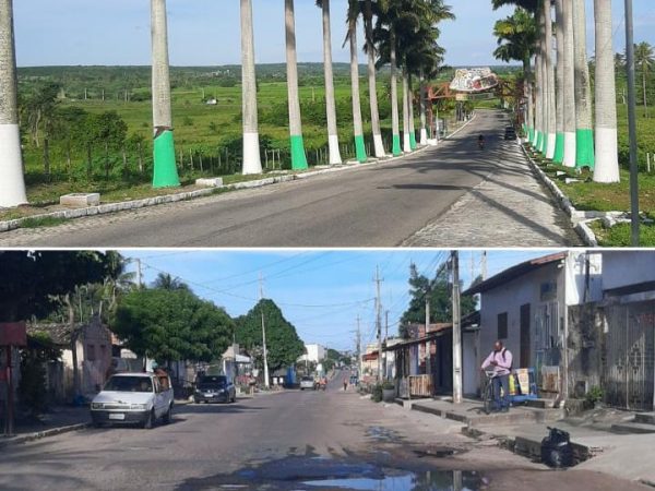 São José de Mipibu vive abandonada, o prefeito não consegue mostrar para a população onde os recursos estão sendo gastos. — Foto: Reprodução