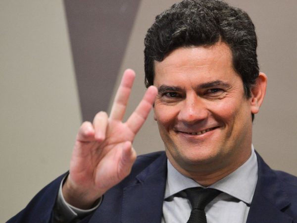 Pré-candidato a Presidência da Republica, Sérgio Moro. — Foto: Marcelo Camargo/Agência Brasil
