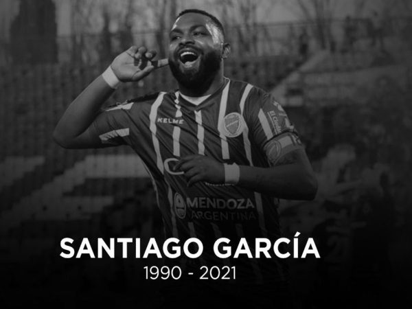 García havia sido afastado do elenco do Godoy Cruz pelo treinador e passava por tratamento psiquiátrico — Foto: Twitter/@ClubGodoyCruz