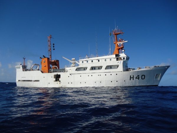 Navio Oceanográfico Antares, da Marinha do Brasil — Foto: Divulgação/Marinha do Brasil