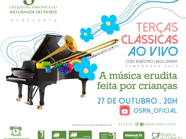 Orquestra Sinfônica do Rio Grande do Norte segue com programação online — Foto: Divulgação