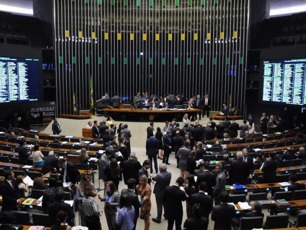 O plenário da Câmara, durante a sessão desta terça (14) (Foto: Luis Macedo/Câmara dos Deputados)