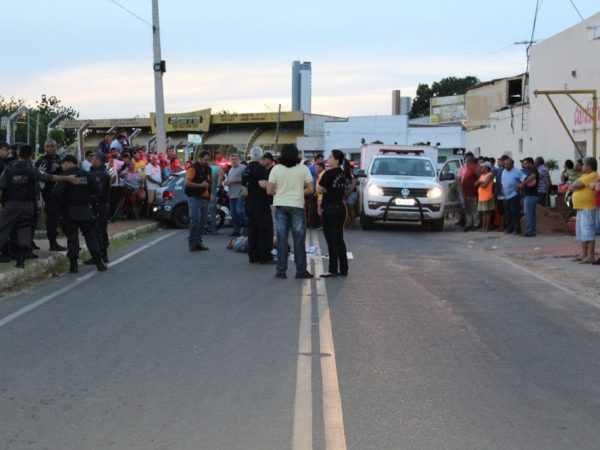Policial Militar da reserva foi morto no final da tarde desta sexta-feira (23) em Mossoró (Foto: Marcelino Neto/O Câmera)