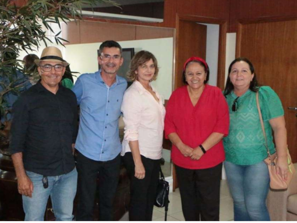 Governadora convidou Miúda a se filiar ao PT e disputar a possível reeleição com o apoio do partido — Foto: Divulgação