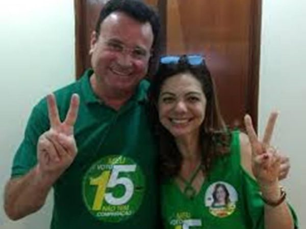 Vice-prefeito Ivanildo Ferreira Lima Filho e a prefeita de Santa Cruz, Fernanda da Costa Bezerra (Foto: Reprodução/Internet)