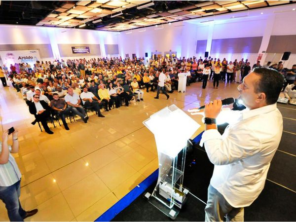 Deputado Ezequiel Ferreira, presidente do PSDB/RN, durante encontro estadual do partido (arquivo) — Foto: Divulgação