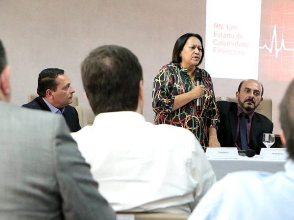 Fátima Bezerra ressaltou o espírito público e os compromissos que os deputados devem ter com o RN — Foto: Demis Roussos