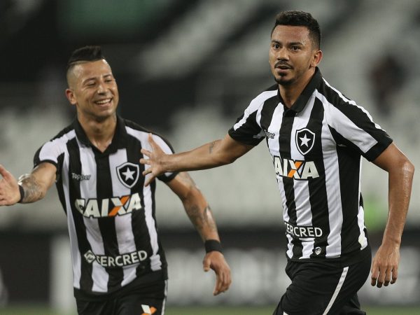 Rodrigo Lindoso e Guilherme definiram a vitória do Botafogo (Foto: Divulgação/Botafogo F.R.)