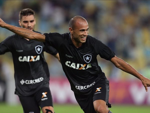 Roger foi o autor do gol da vitória botafoguense no clássico contra o Fluminense (Foto: Botafogo/Divulgação)